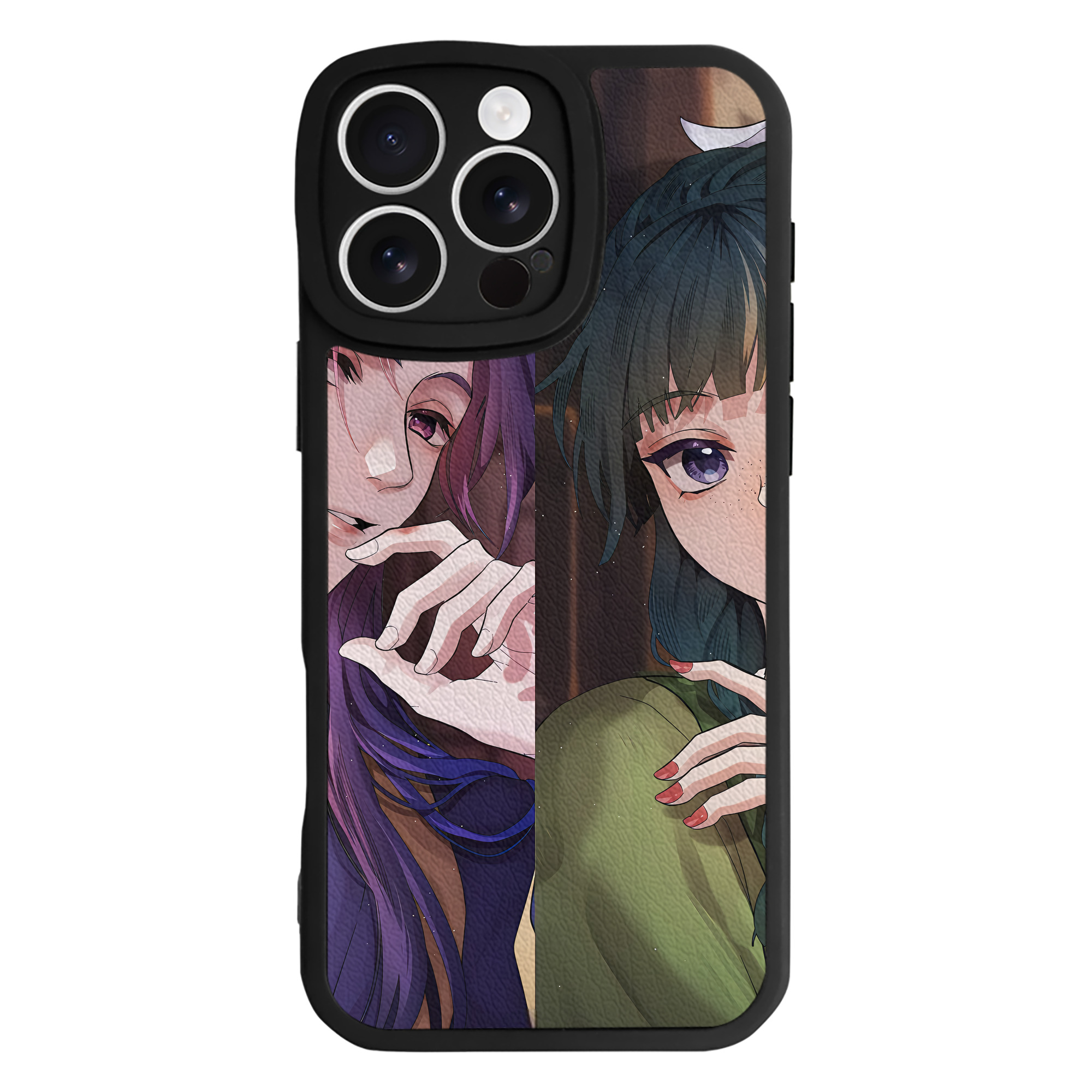 （画像用） 薬屋のひとりごと The Apothecary Diaries 【iPhone 16シリーズ対応】シリコンスマホケース（レザー調） 材質：シリコン